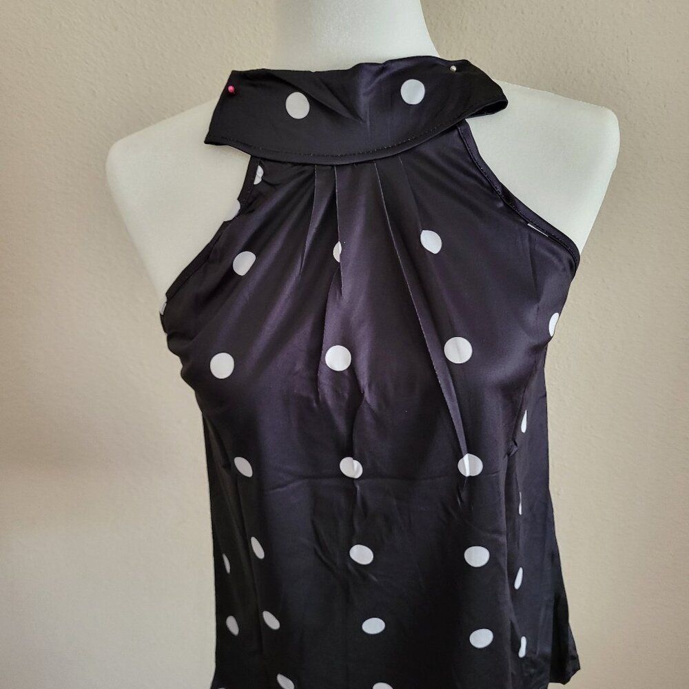 COPY - Halter polka dots, RED, WHITE, BLACK, GREEN, YOU CHOOSE!!